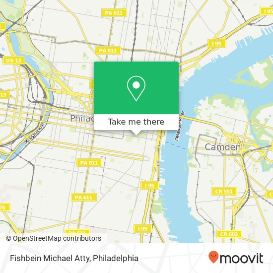 Fishbein Michael Atty map