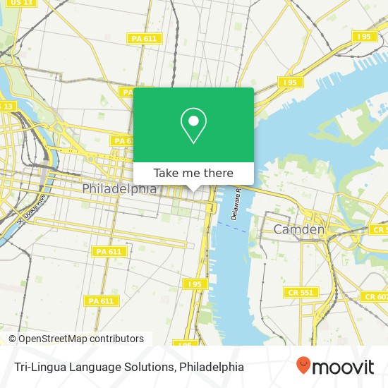 Mapa de Tri-Lingua Language Solutions
