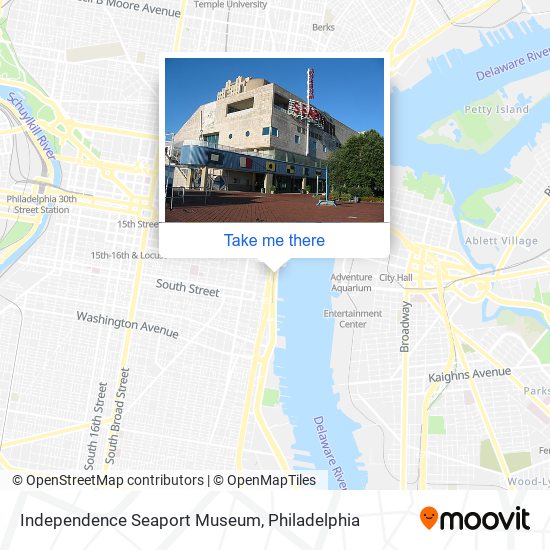 Independence Seaport Museum map