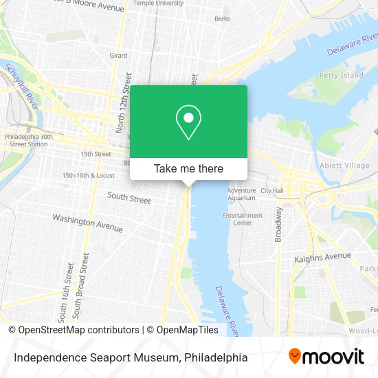 Independence Seaport Museum map