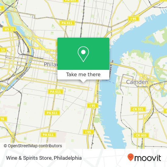 Wine & Spirits Store map