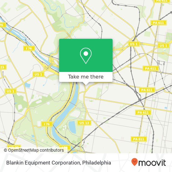 Blankin Equipment Corporation map