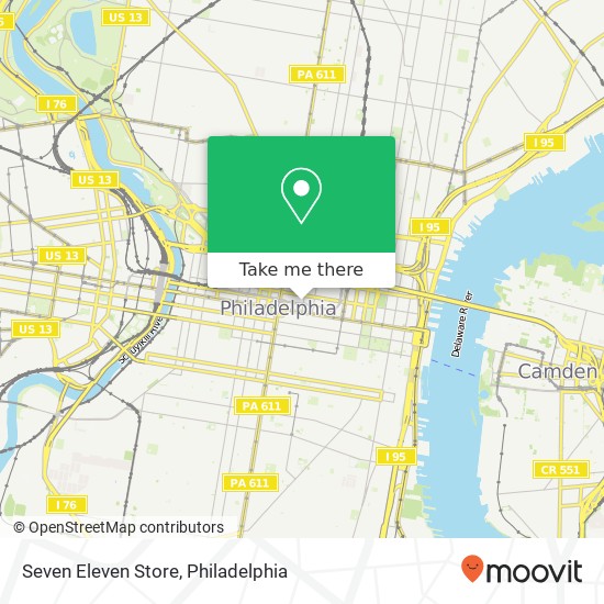 Seven Eleven Store map