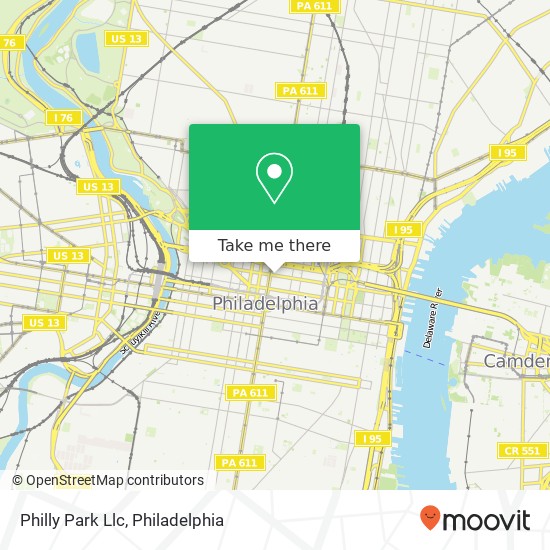 Mapa de Philly Park Llc