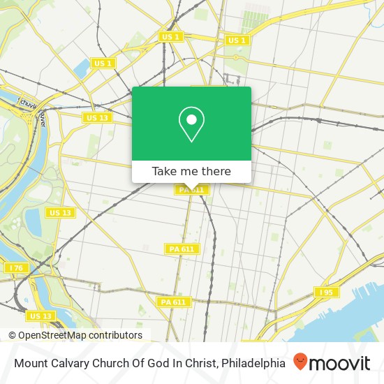 Mapa de Mount Calvary Church Of God In Christ