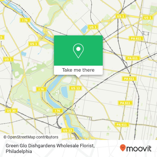 Green Glo Dishgardens Wholesale Florist map