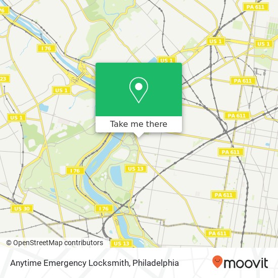 Mapa de Anytime Emergency Locksmith