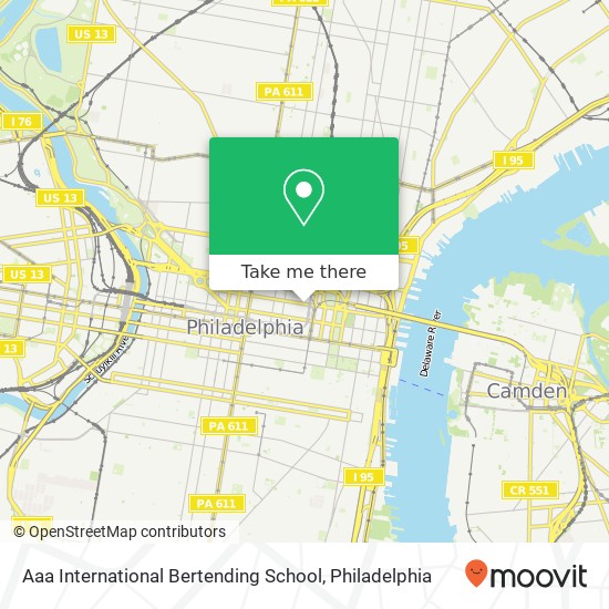 Mapa de Aaa International Bertending School
