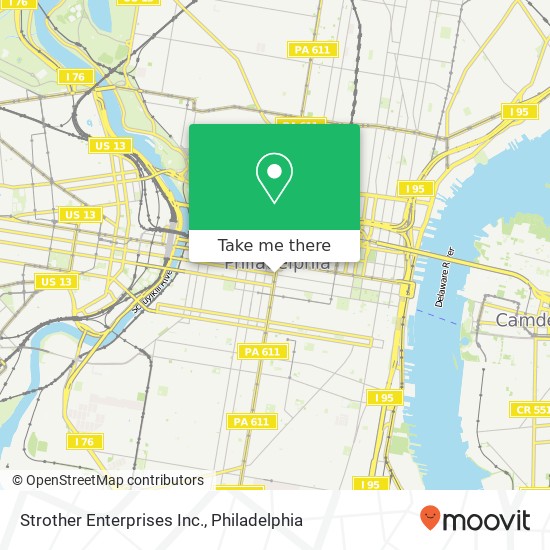 Strother Enterprises Inc. map