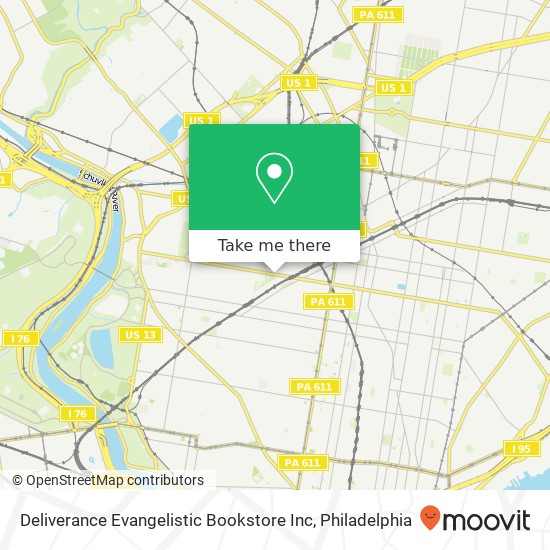 Deliverance Evangelistic Bookstore Inc map