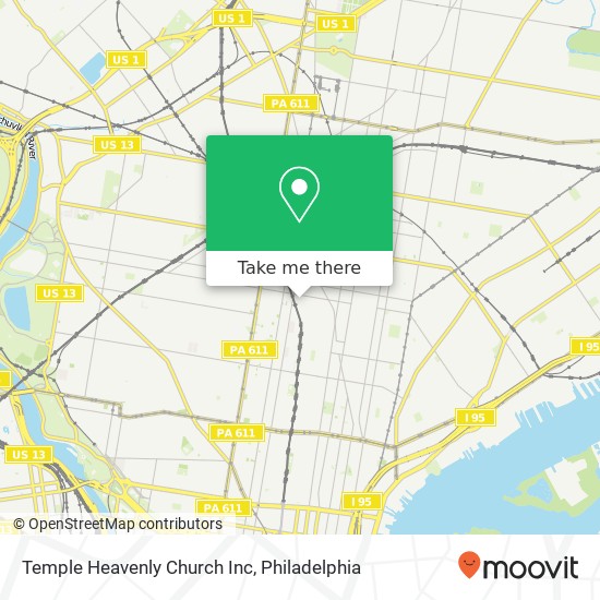 Temple Heavenly Church Inc map