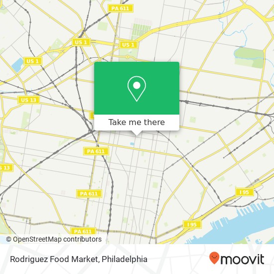 Mapa de Rodriguez Food Market