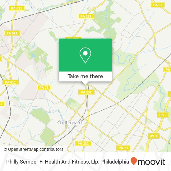 Philly Semper Fi Health And Fitness, Llp map