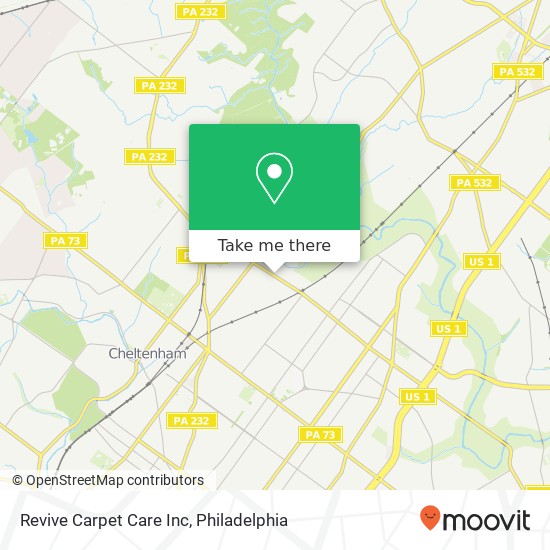 Revive Carpet Care Inc map