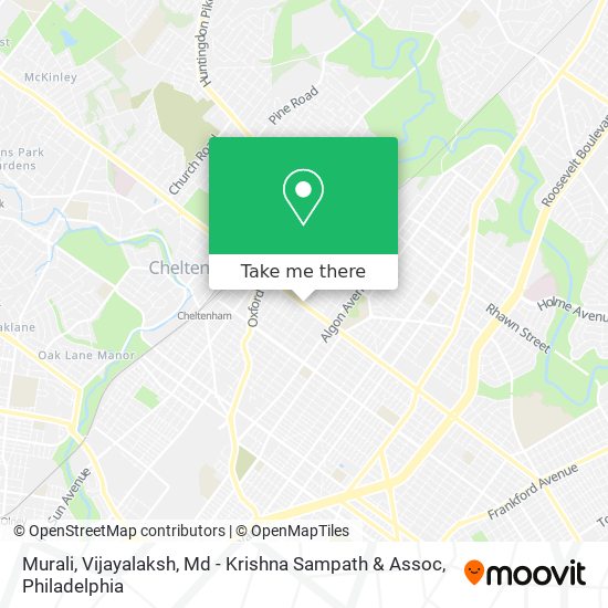 Mapa de Murali, Vijayalaksh, Md - Krishna Sampath & Assoc