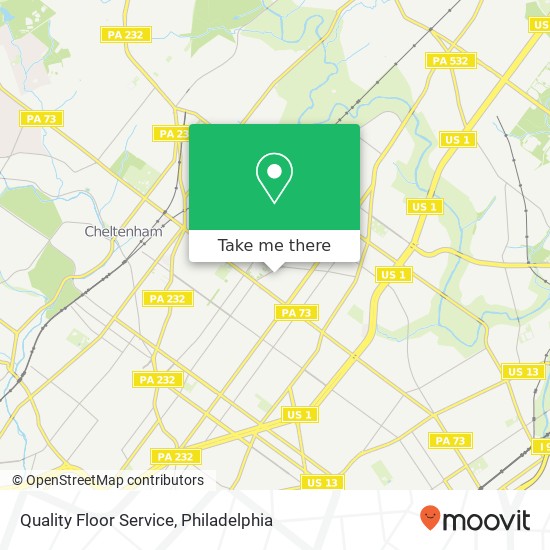 Quality Floor Service map