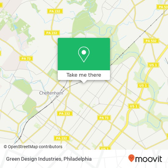 Green Design Industries map