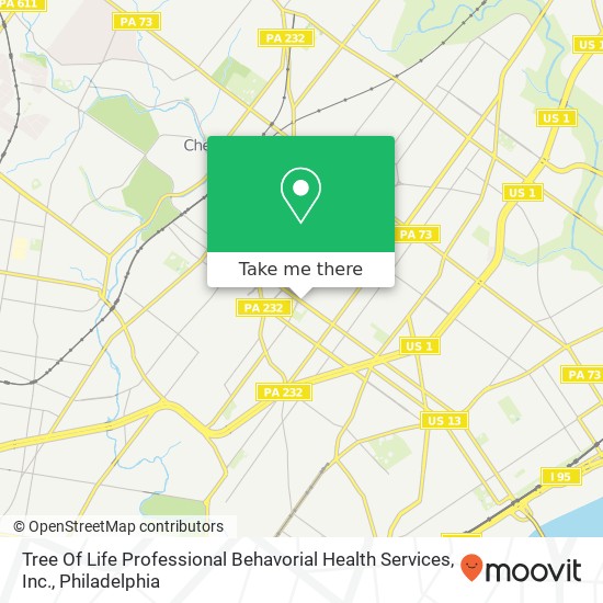 Mapa de Tree Of Life Professional Behavorial Health Services, Inc.