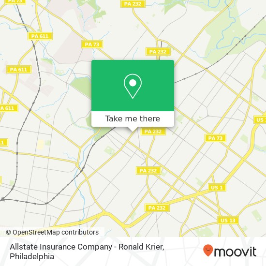 Mapa de Allstate Insurance Company - Ronald Krier