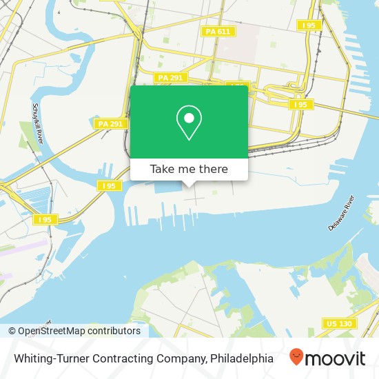 Mapa de Whiting-Turner Contracting Company