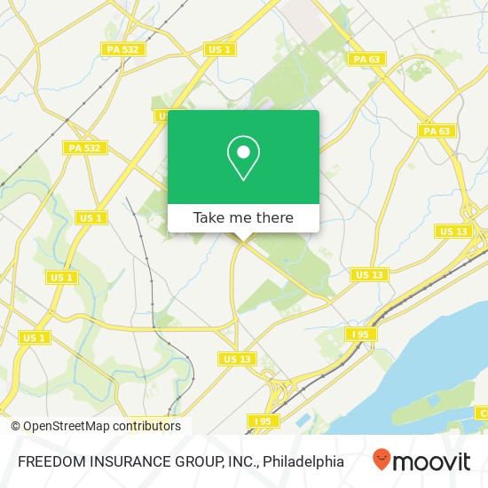 FREEDOM INSURANCE GROUP, INC. map