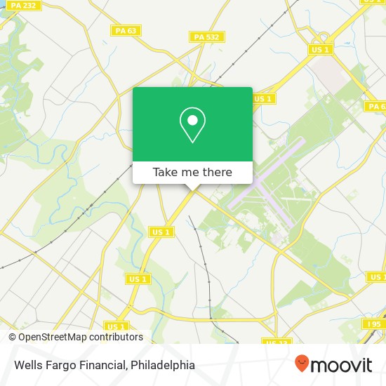 Wells Fargo Financial map