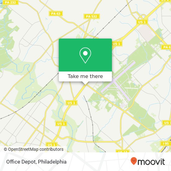 Office Depot map