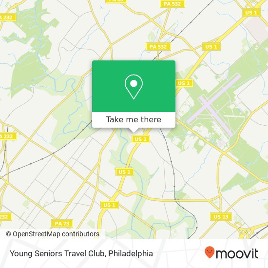 Young Seniors Travel Club map