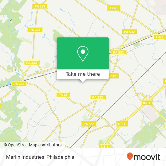 Marlin Industries map