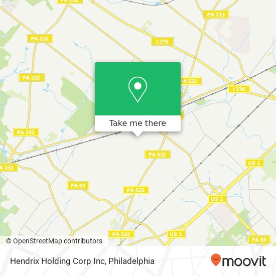 Mapa de Hendrix Holding Corp Inc