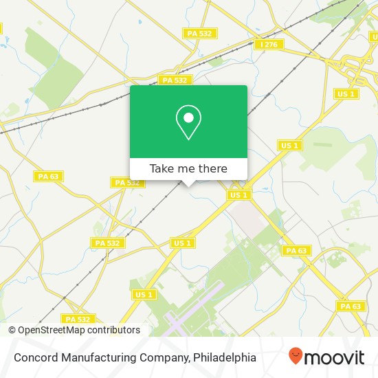 Mapa de Concord Manufacturing Company