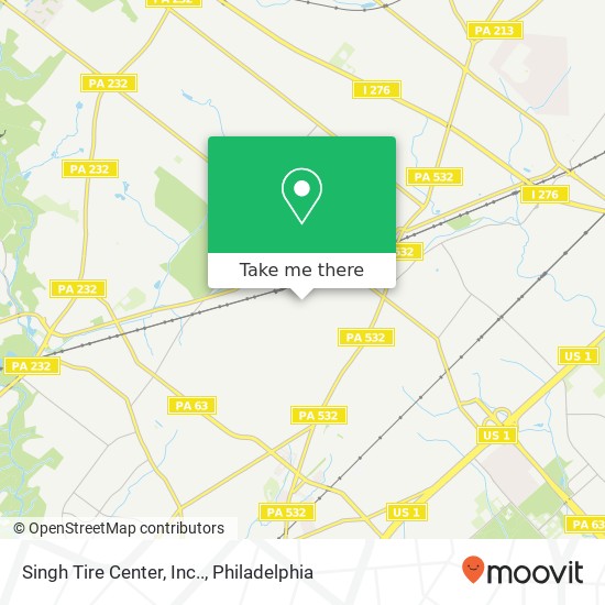 Mapa de Singh Tire Center, Inc..