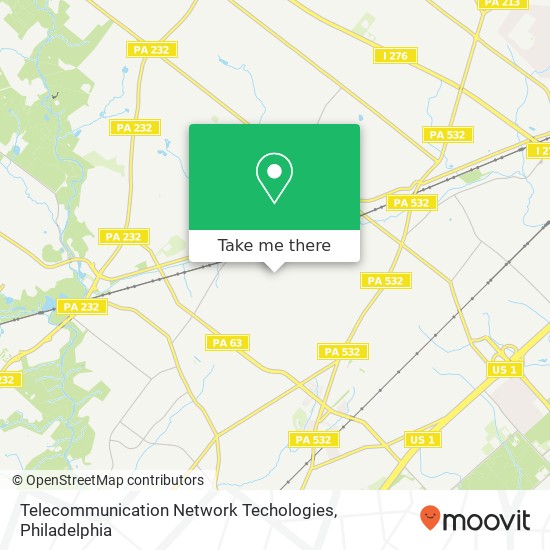 Telecommunication Network Techologies map