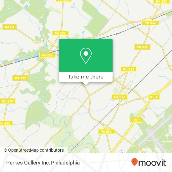 Perkes Gallery Inc map