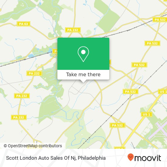 Mapa de Scott London Auto Sales Of Nj