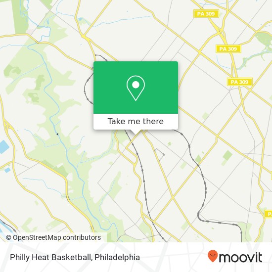 Philly Heat Basketball map