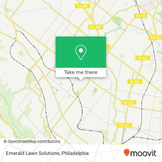 Emerald Lawn Solutions map