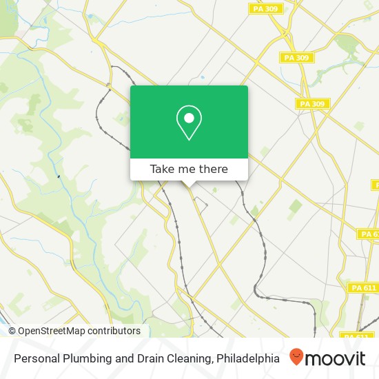 Personal Plumbing and Drain Cleaning map