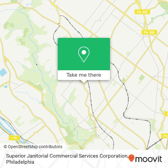 Mapa de Superior Janitorial Commercial Services Corporation