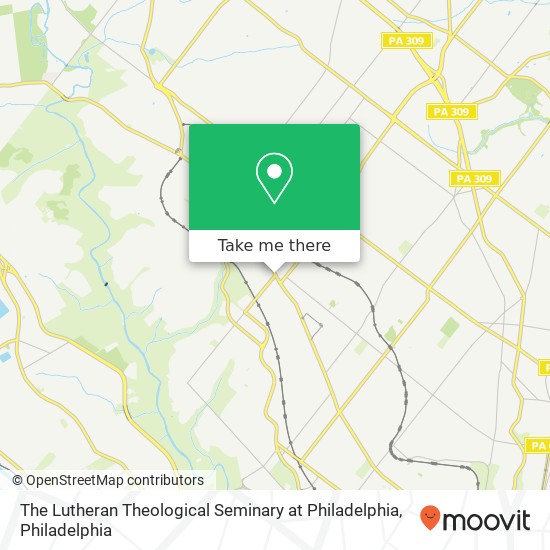 Mapa de The Lutheran Theological Seminary at Philadelphia