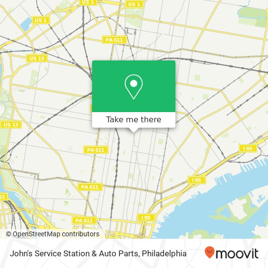 John's Service Station & Auto Parts map