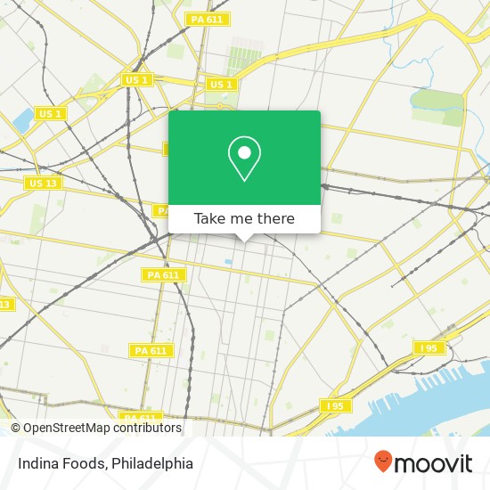 Indina Foods map