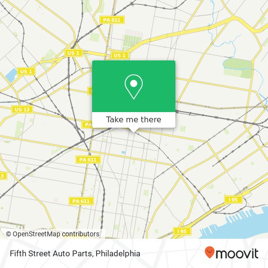 Fifth Street Auto Parts map