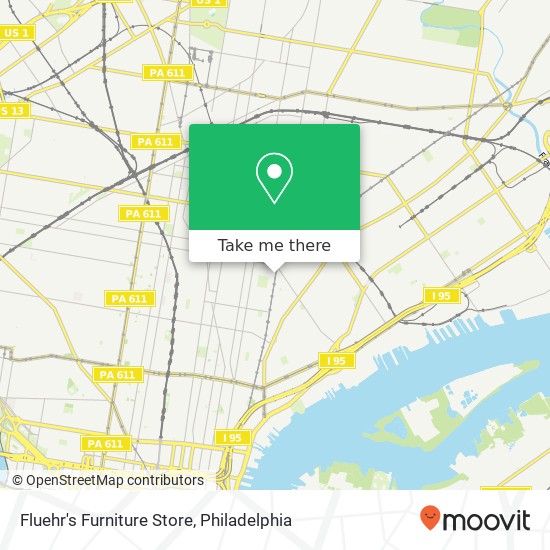 Mapa de Fluehr's Furniture Store