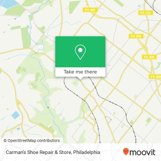 Mapa de Carman's Shoe Repair & Store