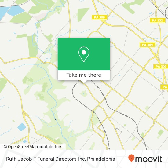 Ruth Jacob F Funeral Directors Inc map