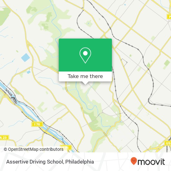 Assertive Driving School map