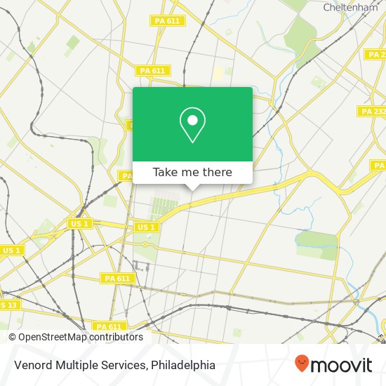Mapa de Venord Multiple Services