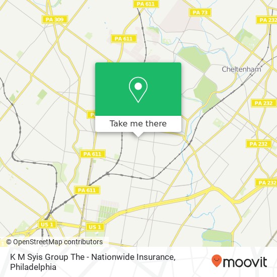 Mapa de K M Syis Group The - Nationwide Insurance