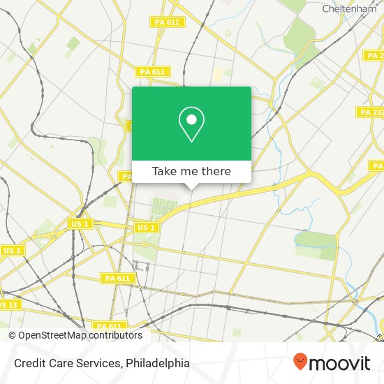 Credit Care Services map